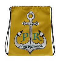 "Point Richmond" Yellow Drawstring Bag