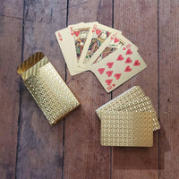 Waterproof Golden Playing Cards