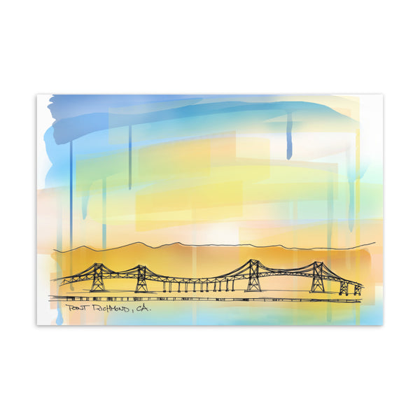 "Point Richmond Bridge" Postcard