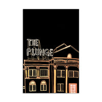"The Plunge" Postcard
