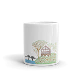 "Beach House" Ceramic Mug